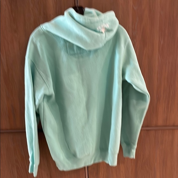 Mint Green Hoodie with Boston Print - Picture 4 of 8